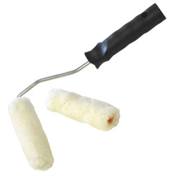 Faithfull 750049416 Mini Roller Kit Frame &amp; 2 Refills 100mm (4in)