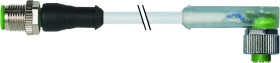 Murrelektronik 7000-40321-2330100 Złącze konfekcjonowane czujnika/aktuatora M12 x 1 złącze męskie proste, złącze żeńskie