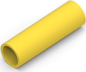 Foil connectorwith insulation, 3-6 mm², AWG 12 to 10, yellow, 22.1 mm, 34136
