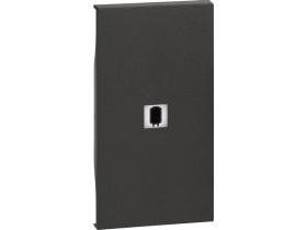 LIVING NOW Klawisz z okienkiem podświetlenia "bojler" - 2 moduły - czarny KG01M2SN LEGRAND