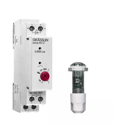 Przełącznik czasowy DIN 1-kanałowy Analogowa 230 V AC Grässlin