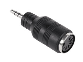 Przejście gniazdo DIN-545 - wtyk JACK 3.5 stereo
