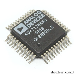ADV7176AKS Video Encoder 10Bit PAL NTSC SMD-QFP44 AD