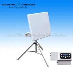Travel Vision R7-Flat Vollautomatische, Sat-Anlage Flat