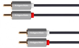 PRZEWOD 2XRCA 10M KRUGER&MATZ BASIC