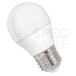 Żarówka LED E27 230V 4W 340lm 6000K kula barwa CW biała zimna SPECTRUM LED