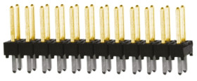Złącze szpilkowe 24-pinowe TSW raster: 2.54 mm Prosty 2-rzędowe Samtec Otwór przelotowy 550 V Bez osłony