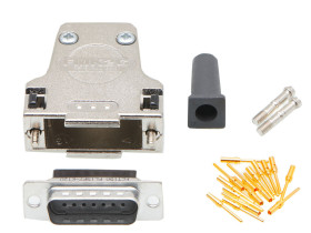 Osłona tylna 15-pinowe Osłona złącza D-Sub do Złącza D-Sub FCT from Molex