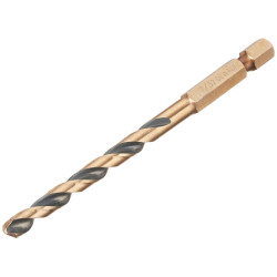 DEWALT DT20606-QZ BLACK&amp;GOLD Hex HSS-G Drill Bit 5.0mm