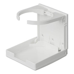 Uchwyt na napoje kubek puszkę Składany regulowany, biały