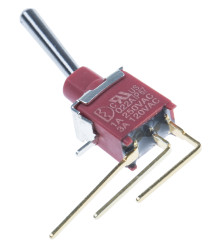 Przełącznik Wł.-(wł.) SPDT RS PRO Płytka drukowana długość przełącznika 13.97mm