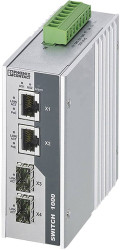 Switch przemysłowy Ethernet Phoenix Contact FL SWITCH 1000T-2POE-GT-2SFP 1026765, 10 MBit/s, 100 MBit/s, 1000 MBit/s