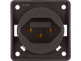 Integro Flow Gniazdo z uziemieniem "Szwajcaria" typ 13 brąz 962492501 HAGER