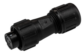 Złącze wielostykowe przemysłowe 3-pinowe Montaż na kablu Wtyczka RS PRO