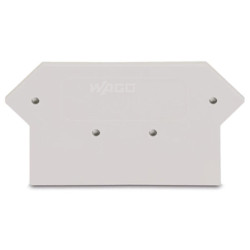 WAGO 281-353 3mm End Plate Light grey