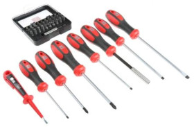 Zestaw wkrętaków, 39 szt. F99-E3901, RS PRO