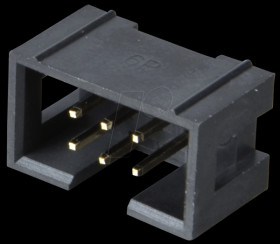 Box connector, 6-pin, straight