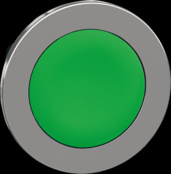 ZB4FA3 Front element for pushbutton ZB4F Ø 30mm, green, non-latching