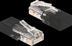 66807 RJ45 plug with terminating resistor