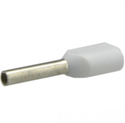 Końcówka tulejkowa izolowana podwójna typ HI / TE DIN 2x 0,5-8 miedziana cynowana galwanicznie Elpromet