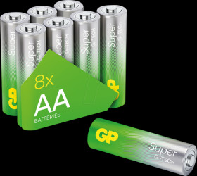 GPPCA15AS624 Super, alkaline battery, AA (Mignon), pack of 8