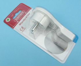 WT.SIEC.WTPV 16A/250V BIAŁA 2P+Z PLAST