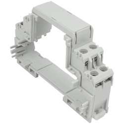 CamdenBoss CMEB/1PG/E/KIT DIN Rail Terminal Extension 18mm Open Top Grey