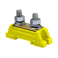 Zacisk ochronny 1x35B - Żółto-zielony