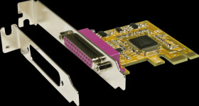 EX-44001 PCI Express card to 1x parallel, SPP/EPP/ECP