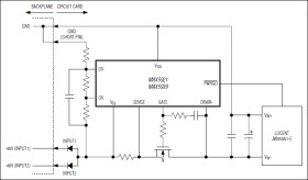 48V Hot-Swap Controllers with External R and High Gate Pulldown Current