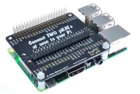RasPiO FullpHAT (connect two pHATs) [Discontinued]