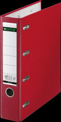 Double lever arch file, PP, A4, 2x A5 landscape, red
