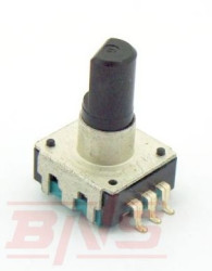 EC12 enkoder 24-impulsowy + przycisk, montaż pionowy SMD