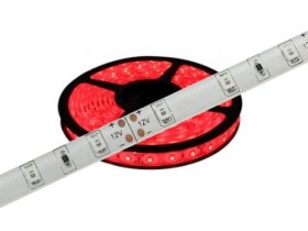 Taśma LED czerwona, 12VDC IP63, 240 lm/m; PRT Economic