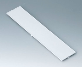 Front plate, PC, (W x H) 207.5 x 42 mm, gray, B6807100