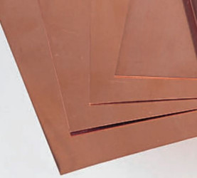 Arkusz blachy Miedź długość 1000mm Lity szerokość: 25mm