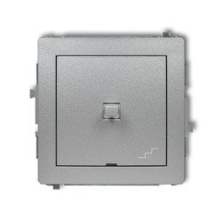 DECO Łącznik schodowy w stylu amerykańskim srebrny metalik 7DWPUS-3