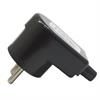 Wtyczka elektryczna czarna 16A WT-20S-2