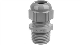 Dławnica Kablowa Poliamidowa Ntp 1/2 Cala Ip68 Skintop Str 1/2 Srebnoszara...