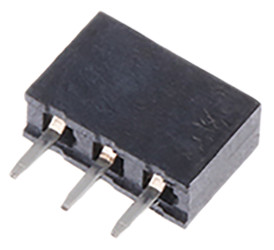Gniazdo PCB 3 -pinowe raster: 2mm Listwa z gniazdami Proste Przewlekany