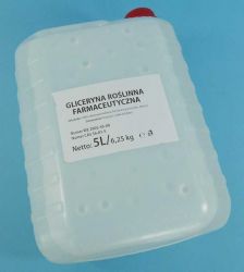 GLICERYNA ROŚLINNA FARMACEUTYCZNA 5L