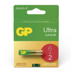 Bateria alkaliczna LR03 / AAA 1,5V ULTRA 6+2PP /8szt./