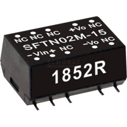 Mean Well SFTN02M-15 DC/DC converter module 1 output 133mA 2W