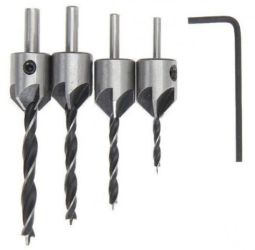 ZESTAW WIERTEL DO FREZOWANIA Z POGLEBIAC