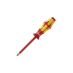 Wera 05006163001 165 i PZ Kraftfom Plus VDE Screwdriver Pozidriv PZ1 x 150mm