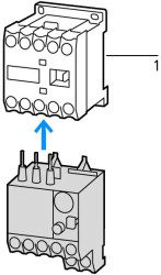 Przekaźnik silnikowy termiczny ZE-0,4,przeciążeniowy 1Z1R, 014300 EATON-MOELLER