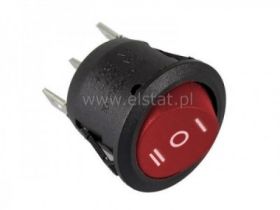 Przeł. kołys.250V 6A ( okrągły ) ON-OFF-ON 3p