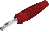 BANAN-WHIR2-R Wtyk bananowy zakręcany - maks. przekrój kabla: 1.5mm2, do 60VDC, czerwony, Hirschmann