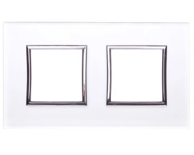 DANTE Ramka podwójna szkło PERL GLASS 4504182