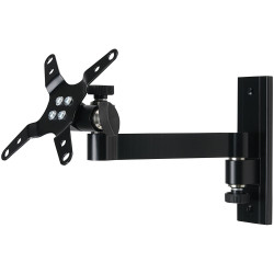 SpeaKa Professional SP-6456756 Monitor wall mount Black Tiltable Swivel 13-30"